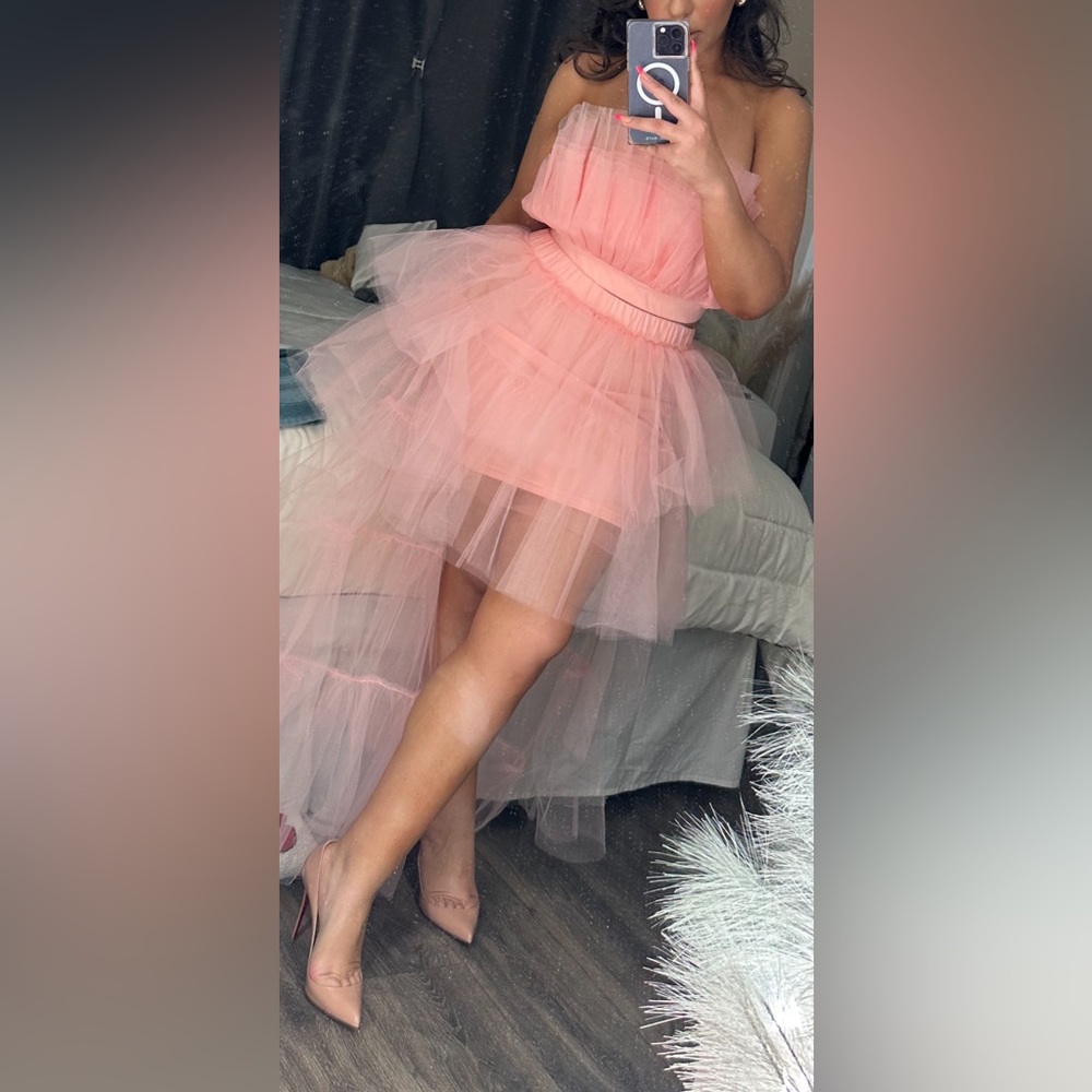 Two piece tulle skirt set